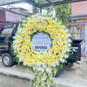 bunga papan pernikahan type a