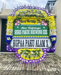 bunga papan pernikahan type a