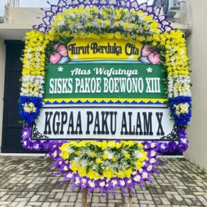 bunga papan pernikahan type a