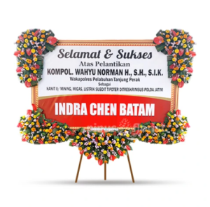 karangan bunga pelantikan 1