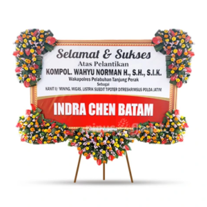 karangan bunga pelantikan 1